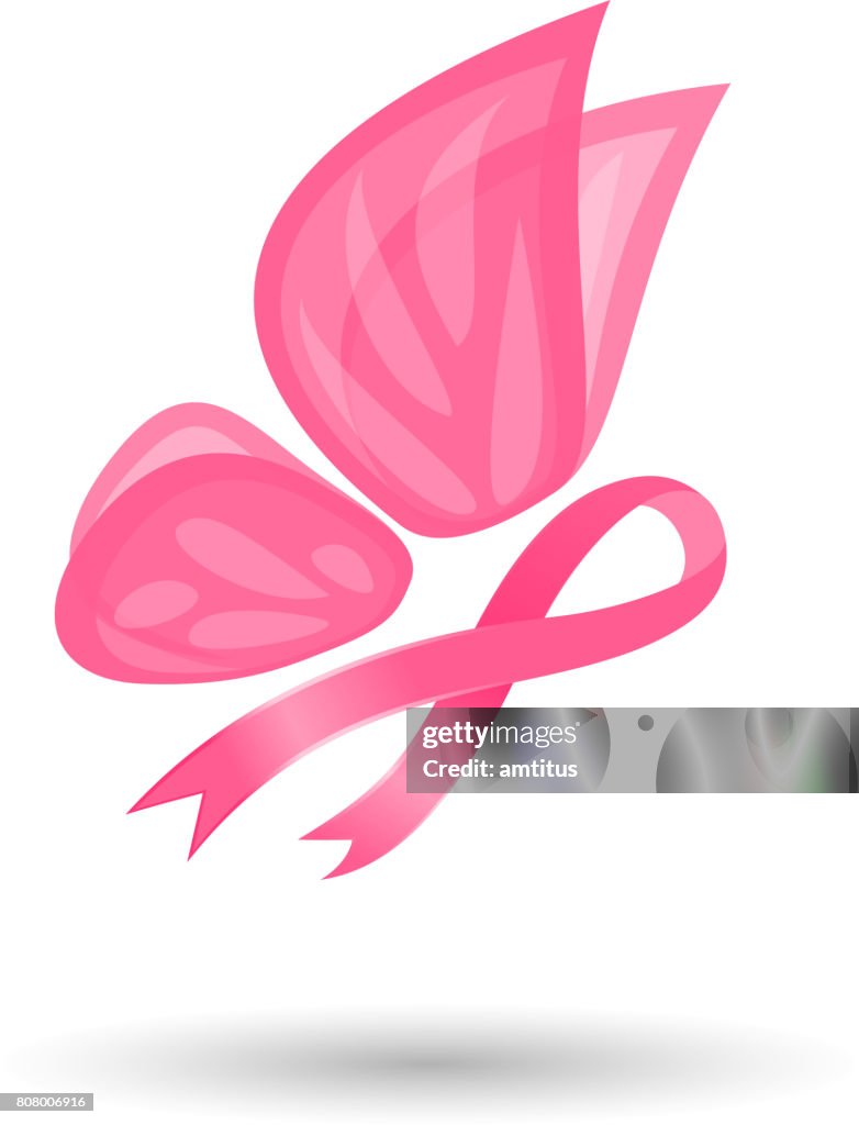 Breast cancer symbol
