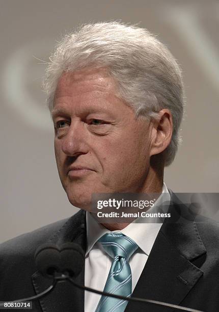 William Jefferson Clinton, 42nd President of the United States, speaks as part of the "Live in New York City" Lecture Series presented by Power...