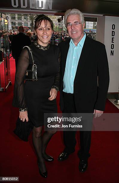 Max Clifford and guest attend the Three and Out film premiere held at the Odeon Leicester Square on April 21, 2008 in London, England.