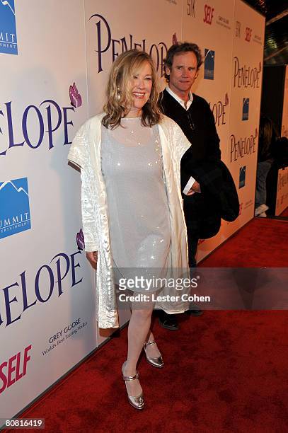 Actress Catherine O'Hara and husband Bo Welch attend the premiere of "Penelope" presented by Self Magazine at the DGA on February 20, 2008 in Los...