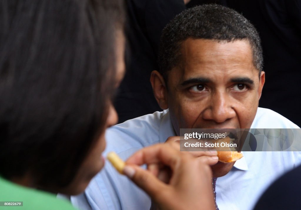 Barack Obama Campaigns In Remaining Primary States