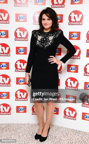 Emer Kenny arriving for the 2010 TV Choice awards at the Dorchester Hotel, London.