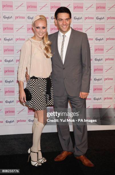 Camilla Dallerup and Kevin Sacre arrive for the Comfort Prima High Street Fashion Awards, at Battersea Evolution in London.