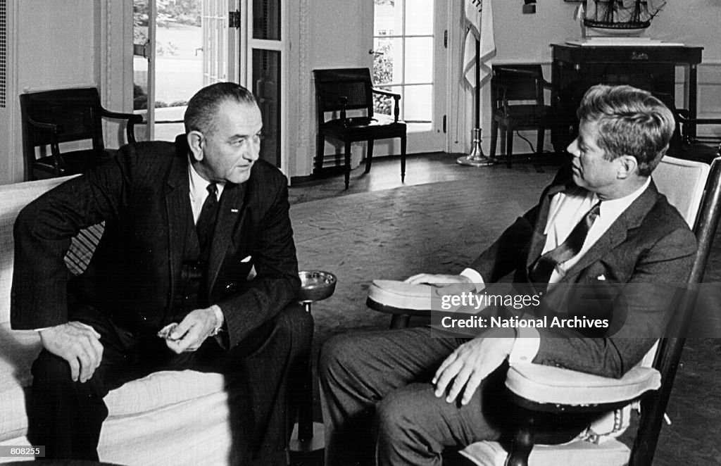 John F. Kennedy and Lyndon B. Johnson