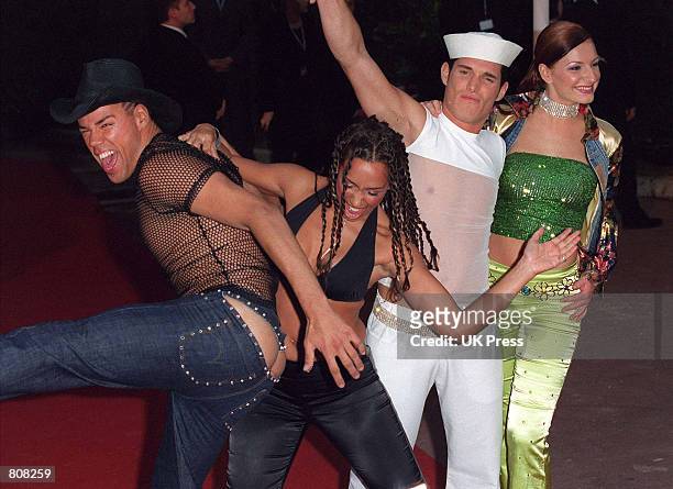 Members of the pop group the Vengaboys attend the World Music Awards May 2, 2001 in Monte Carlo.