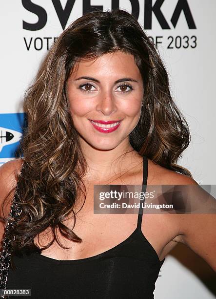 Actress Jamie-Lynn Sigler attends the Svedka Vodka & Heal The Bay event at Fred Segal Fun on April 22, 2008 in Santa Monica, California.