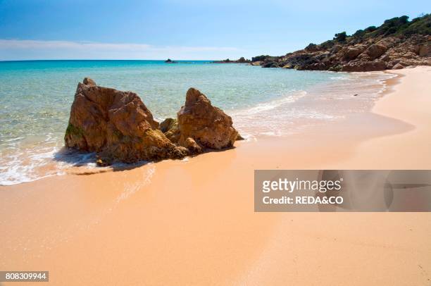 Del Morto beach. Chia. Domus de Maria. Cagliari district. Sardinia. Italy. Europe.