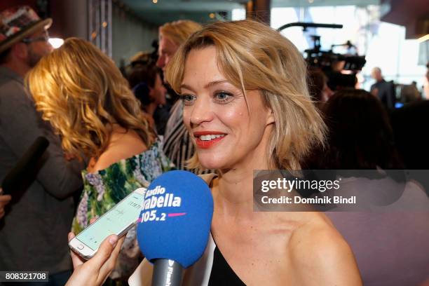 Heike Makatsch during the premiere of ''Das Pubertier'' at Mathaeser Filmpalast on July 4, 2017 in Munich, Germany.