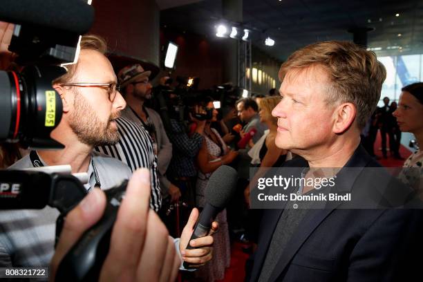 Justus von Dohnányi during the premiere of ''Das Pubertier'' at Mathaeser Filmpalast on July 4, 2017 in Munich, Germany.