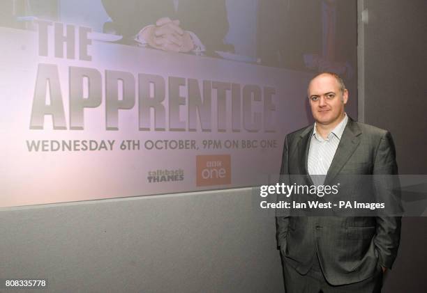 Comedian Dara O'Briain during the launch of a new series of BBC1's The Apprentice, which starts on Wednesday October 6th.