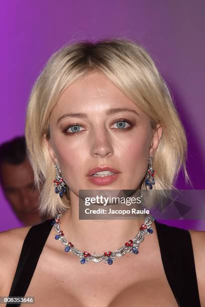 Caroline Vreeland attends the Alexander Vauthier Haute Couture Fall/Winter 2017-2018 show as part of Haute Couture Paris Fashion Week on July 4, 2017...