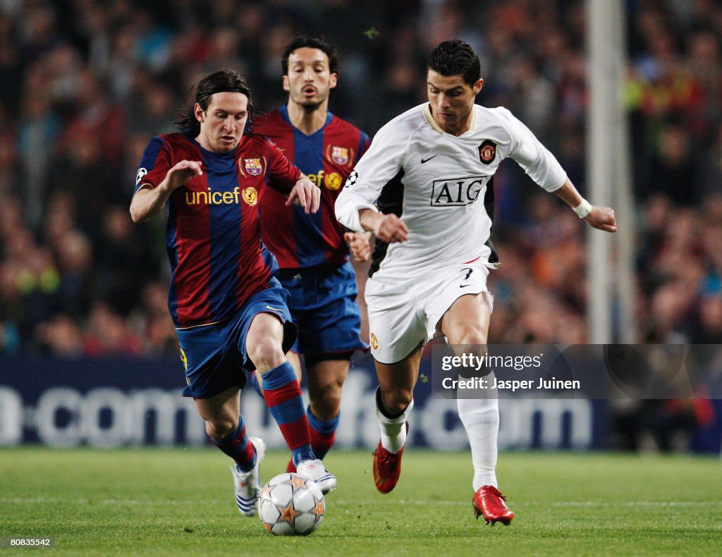 Barcelona v Manchester United - UEFA Champions League Semi Final