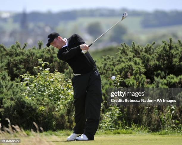England's Steven Tiley in action during round three of The Open Championship 2010 at St Andrews