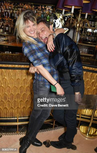 Alison Mosshart and Jamie Hince attend the Rockins party to celebrate the Rockins Selfridges Pop-Up Shop at Park Chinois, supported by Ciroc, on July...