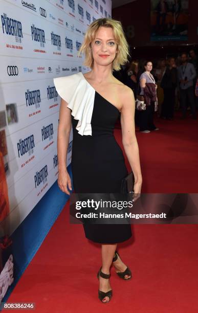 Actress Heike Makatsch during the ''Das Pubertier'' premiere at Mathaeser Filmpalast on July 4, 2017 in Munich, Germany.
