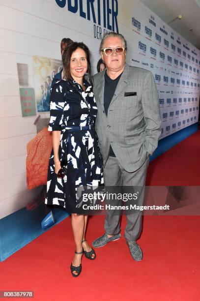 Michael Brandner and his wife Karin Brandner during the 'Das Pubertier' Premiere at Mathaeser Filmpalast on July 4, 2017 in Munich, Germany.