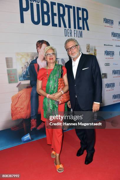 Doris Doerrie and Martin Moszkowicz during the 'Das Pubertier' Premiere at Mathaeser Filmpalast on July 4, 2017 in Munich, Germany.