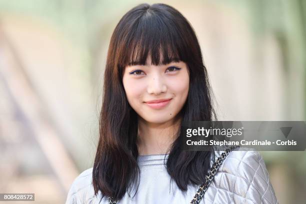 Nana Komatsu attends the Chanel Haute Couture Fall/Winter 2017-2018 show as part of Haute Couture Paris Fashion Week on July 4, 2017 in Paris, France.