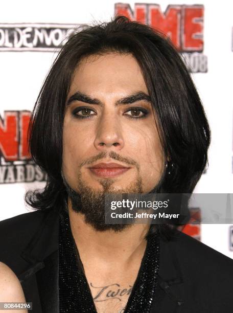 Musician Dave Navarro of Jane's Addiction arrives to the NME Awards USA at the El Rey Theatre on April 23, 2008 in Los Angeles, California.