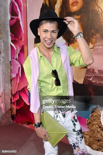 Maximilian Seitz attends the Ewa Herzog show during the Mercedes-Benz Fashion Week Berlin Spring/Summer 2018 at Kaufhaus Jandorf on July 4, 2017 in...