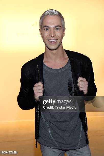 Julian David attends the Ewa Herzog show during the Mercedes-Benz Fashion Week Berlin Spring/Summer 2018 at Kaufhaus Jandorf on July 4, 2017 in...