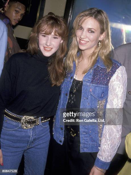 Singers Tiffany and Deborah Gibson attend the "After Party for Deborah Gibson's 'The Electric Youth World Tour' Concert Performance" on September 21,...