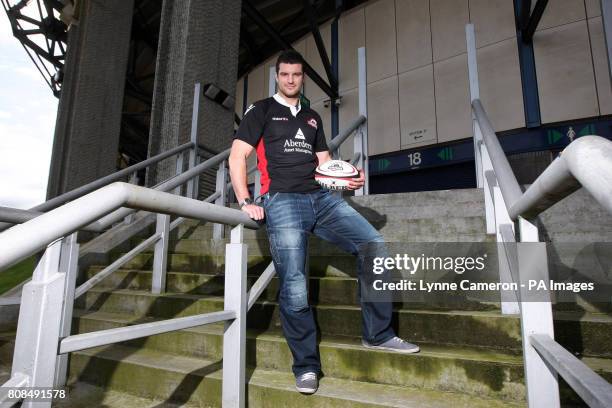 Edinburgh Rugby's Fraser McKenzie during a press conference ahead of match against Ulster at Murrayfield Stadium, Edinburgh.