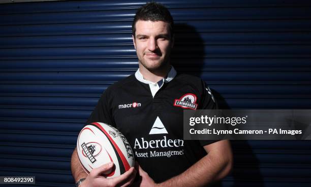 Edinburgh Rugby's Fraser McKenzie during a press conference ahead of match against Ulster at Murrayfield Stadium, Edinburgh.