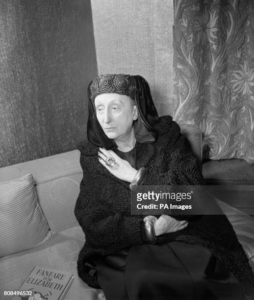 Dr. Edith Sitwell , member of the famous literary family. Dr. Sitwell, sister of Sir Osbert Sitwell and Sacheverell Sitwell, is an historian,...