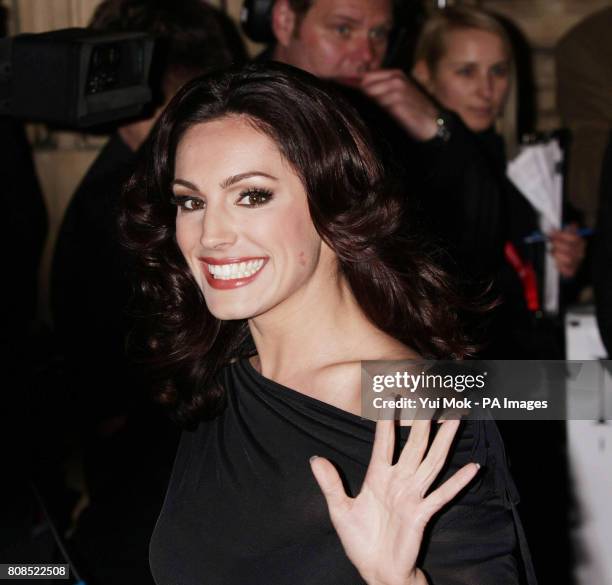 Kelly Brook arrives for The Prince's Trust Rock Gala, at the Royal Albert Hall in London.