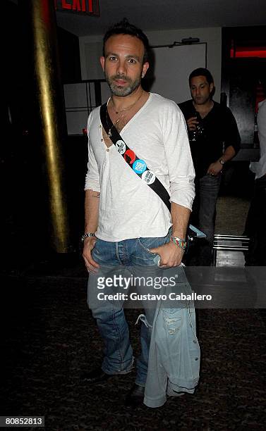Hairstylist Michael Angelo attends the after party of "Pray The Devil Back To Hell" hosted by Cadillac held at Koi Lounge during the 2008 Tribeca...