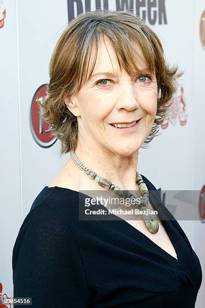 Actress Eileen Atkins arrives at the BritWeek Champagne Launch on April 24, 2008 in Los Angeles, California.