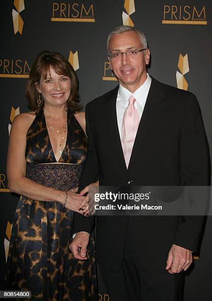 Dr Drew Pinski and wife Susan arrive at the 12th Annual Prism Awards at the Beverly Hills Hotel on April 24, 2008 in Beverly Hills, California.