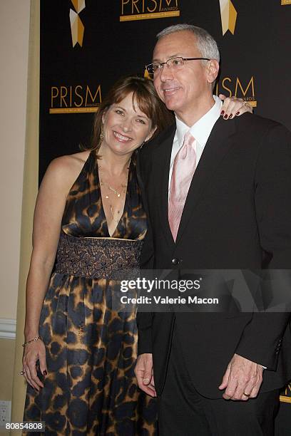 Dr Drew Pinski and wife Susan arrive at the 12th Annual Prism Awards at the Beverly Hills Hotel on April 24, 2008 in Beverly Hills, California.