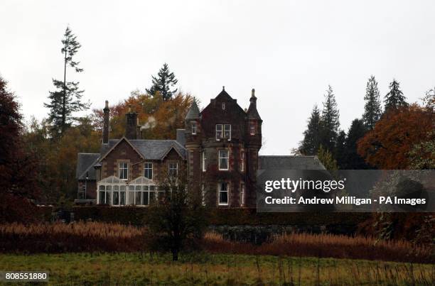 Cromlix House Hotel near Dunblane where Jamie Murray is to marry Alejandra Gutierrez in a ceremony today.