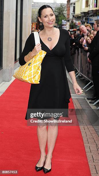 Actress Minnie Driver launches "Fashion Targets Breast Cancer" Ireland campaign at the Grafton Street store, April 25, 2008 in Dublin, Ireland....