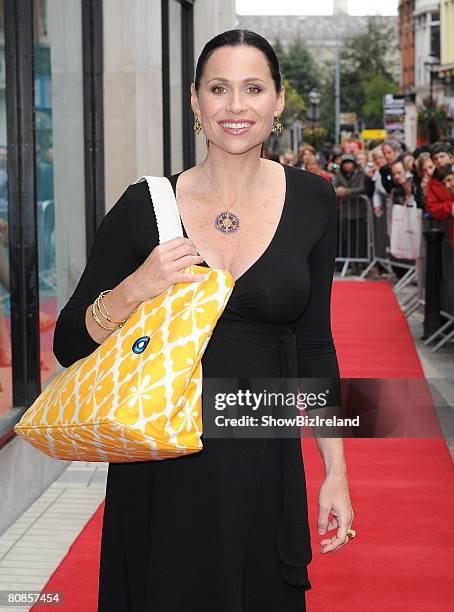 Actress Minnie Driver launches "Fashion Targets Breast Cancer" Ireland campaign at the Grafton Street store, April 25, 2008 in Dublin, Ireland....