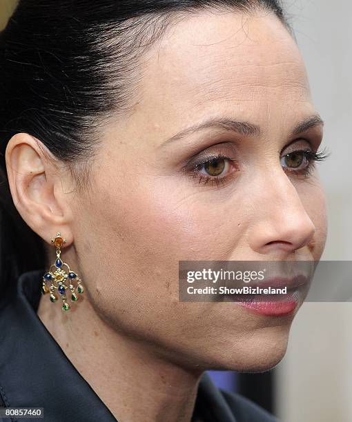 Actress Minnie Driver launches "Fashion Targets Breast Cancer" Ireland campaign at the Grafton Street store, April 25, 2008 in Dublin, Ireland....