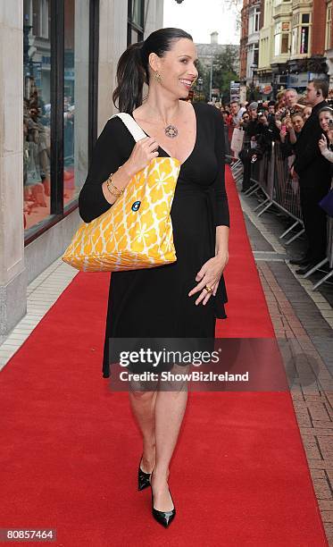 Actress Minnie Driver launches "Fashion Targets Breast Cancer" Ireland campaign at the Grafton Street store, April 25, 2008 in Dublin, Ireland....