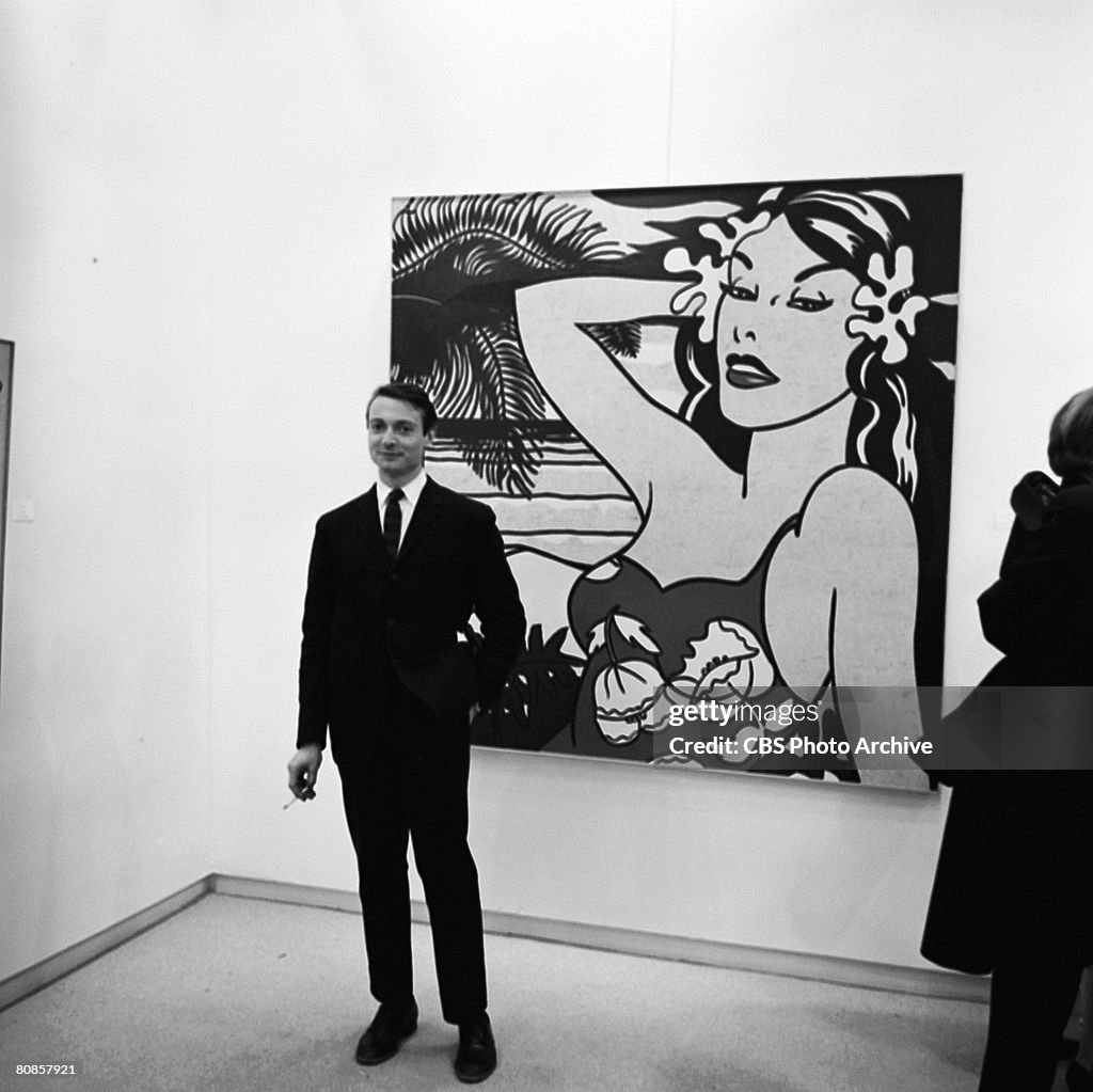 Roy Lichtenstein At The 'First International Girlie Exhibit'