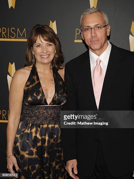Dr. Drew Pinsky and his wife Susan Pinsky arrive at The 12th Annual PRISM Awards on April 24, 2008 at The Beverly Hills Hotel in Beverly Hills,...