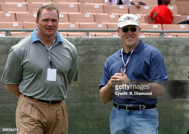 Trace Armstrong, Oakland Raiders and Doug Allen NFLPA