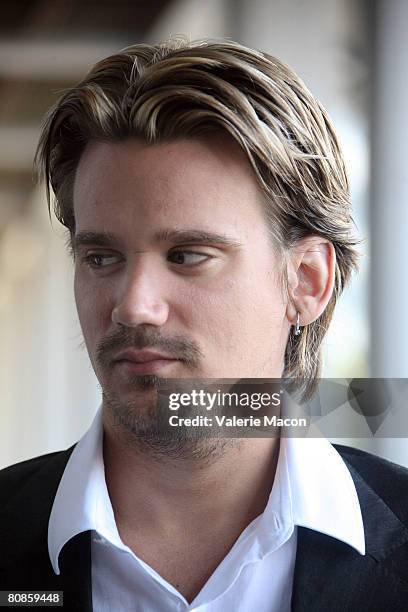 Sean Stewart eaves the Los Angeles Superior Court after his appearance for his trial appearance April 25, 2008 in Los Angeles, California. The son of...