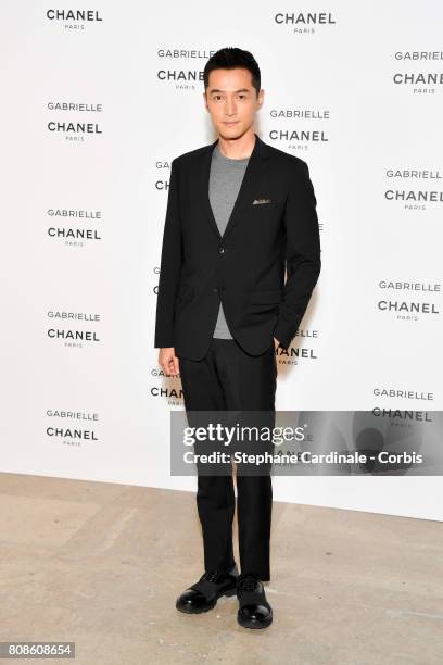 Hu Ge attends the launch party for Chanel's new perfume "Gabrielle" as part of Paris Fashion Week on July 4, 2017 in Paris, France.