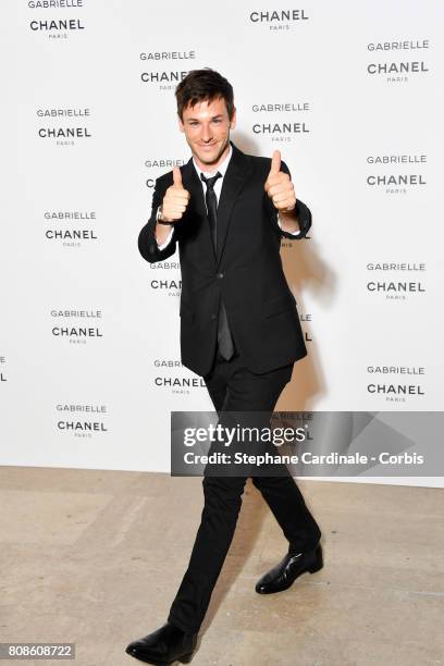 Gaspard Ulliel attends the launch party for Chanel's new perfume "Gabrielle" as part of Paris Fashion Week on July 4, 2017 in Paris, France.