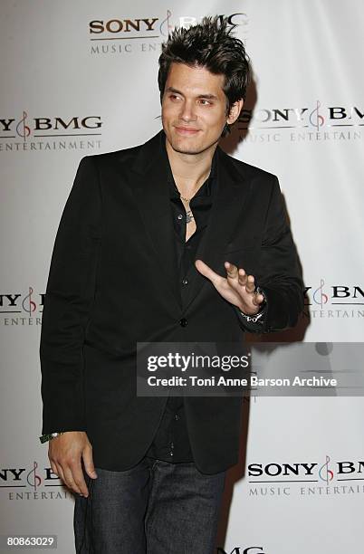 Singer John Mayer arrives at the Sony/BMG Grammy After Party at the Beverly Hills Hotel on February 10, 2008 in Beverly Hills, California.