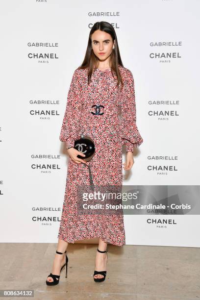 Melusine Ruspoli attends the launch party for Chanel's new perfume "Gabrielle" as part of Paris Fashion Week on July 4, 2017 in Paris, France.