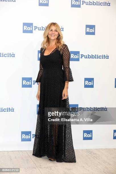 Arianna Ciampoli attends the Rai Show Schedule Presentation In Rome on July 4, 2017 in Rome, Italy.