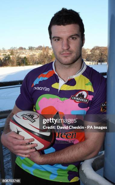 Edinburgh's Fraser McKenzie during Team Announcement at Murrayfield, Edinburgh.