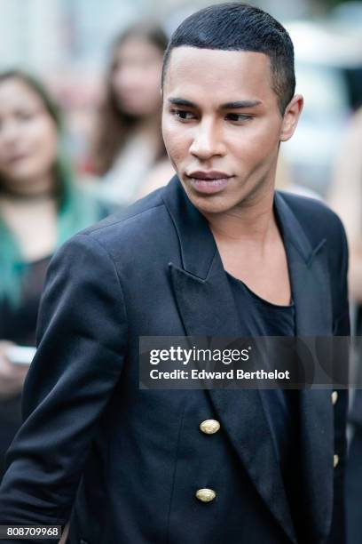 Olivier Rousteing attends the Vogue Foundation Dinner, during Paris Fashion Week - Haute Couture Fall/Winter 2017-2018, on July 4, 2017 in Paris,...